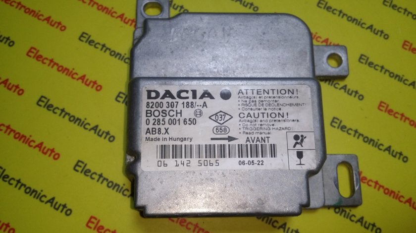 Calculator airbag Dacia Logan 0285001650 8200307188A