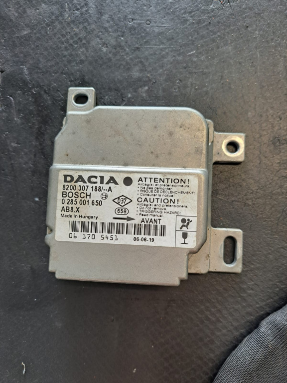 Calculator airbag Dacia Logan 1 2006 - COD 8200307188A