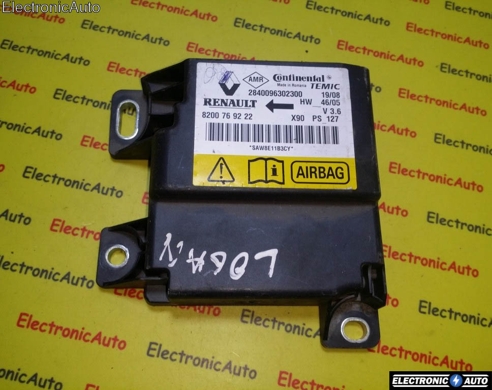 Calculator airbag Dacia Logan 8200769222