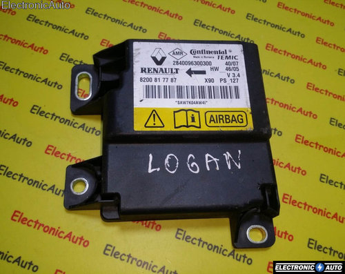 Calculator airbag Dacia Logan, 8200817787, 2840096300300,