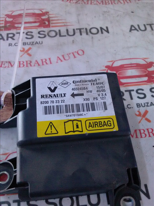 Calculator airbag DACIA LOGAN MCV 1.5 dci an fabr. 2010