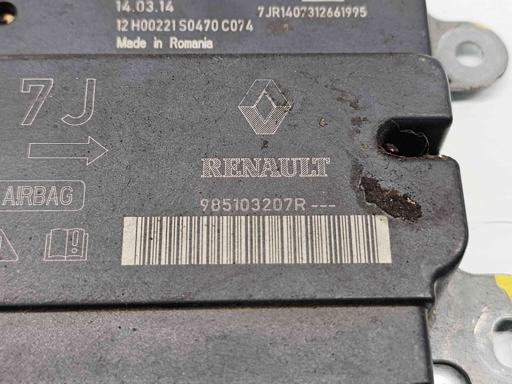 Calculator airbag Dacia Sandero 2 Stepway [Fabr 2012-prezent] 985103207R 0.9 Benz H4B400 66KW / 90CP