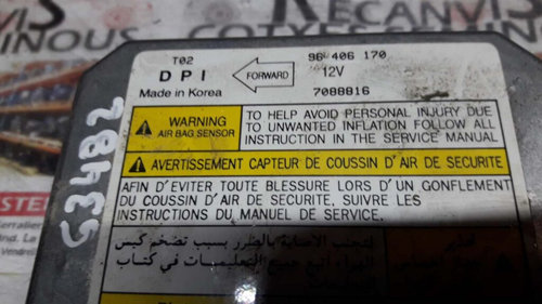 Calculator AIRBAG DAEWOO AVEO 9640617096406170