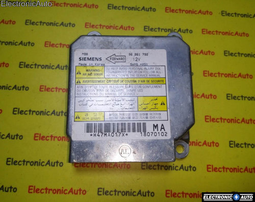 Calculator airbag Daewoo Matiz 96861792