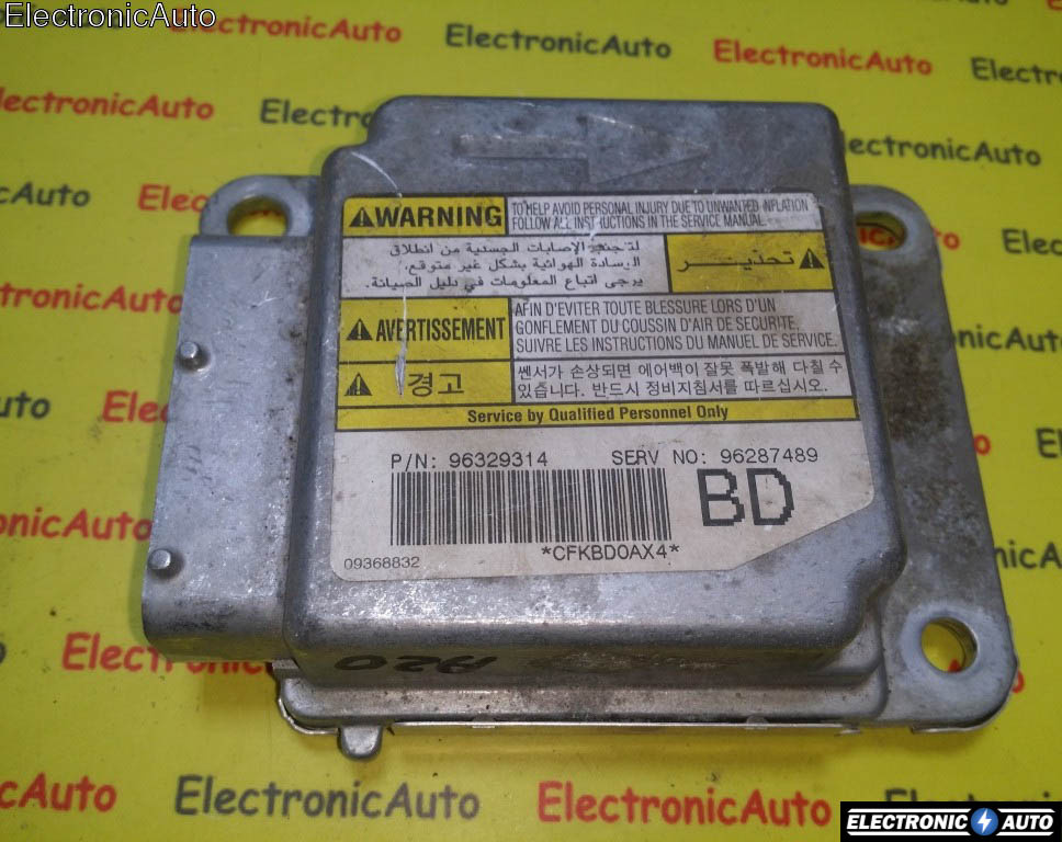 Calculator airbag Daewoo Nubira 96329314 96287489 BD