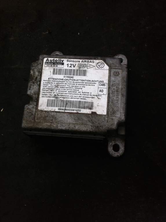 Calculator airbag Fiat Doblo [2001 - 2005] Minivan 1.9 JTD MT (105 hp) (119)
