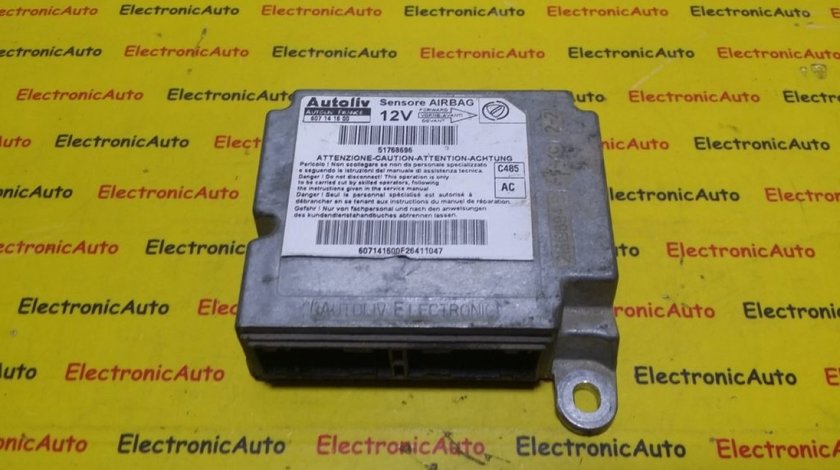 Calculator Airbag Fiat Doblo, 607141600, 51768696