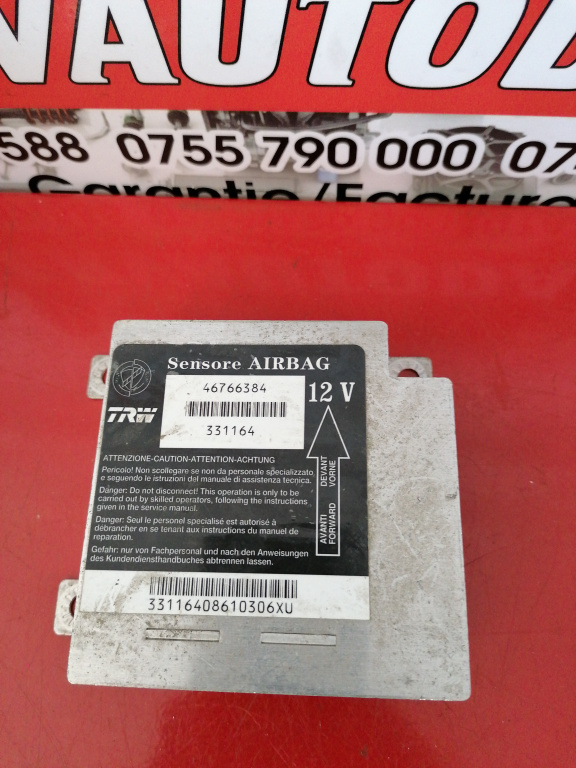 Calculator Airbag Fiat Punto (1999-2010) [188] 1.3 Motorina 2003, 46766384