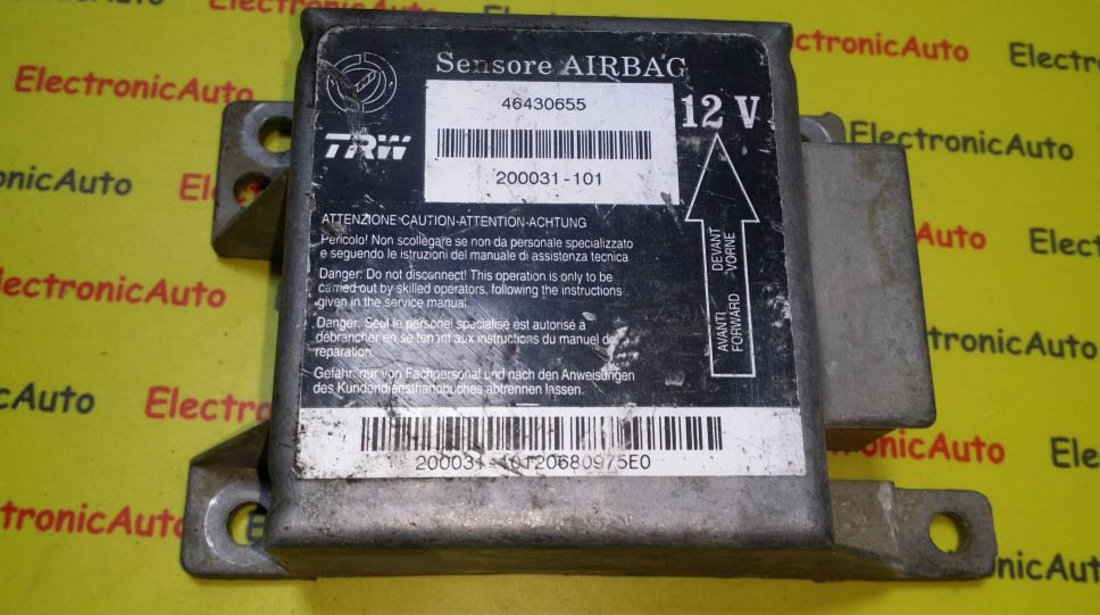 Calculator airbag Fiat Punto 46430655 200031-101