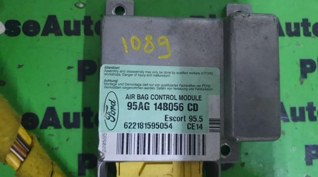 Calculator airbag Ford Escort 6 (1992-1995) [GAL] 95ag14b056cd