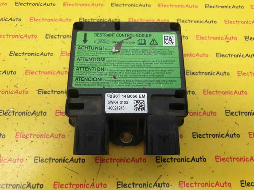 Calculator Airbag Ford Fiesta/Fusion 2S6T14B056EM, 5WK43103, 40021213,