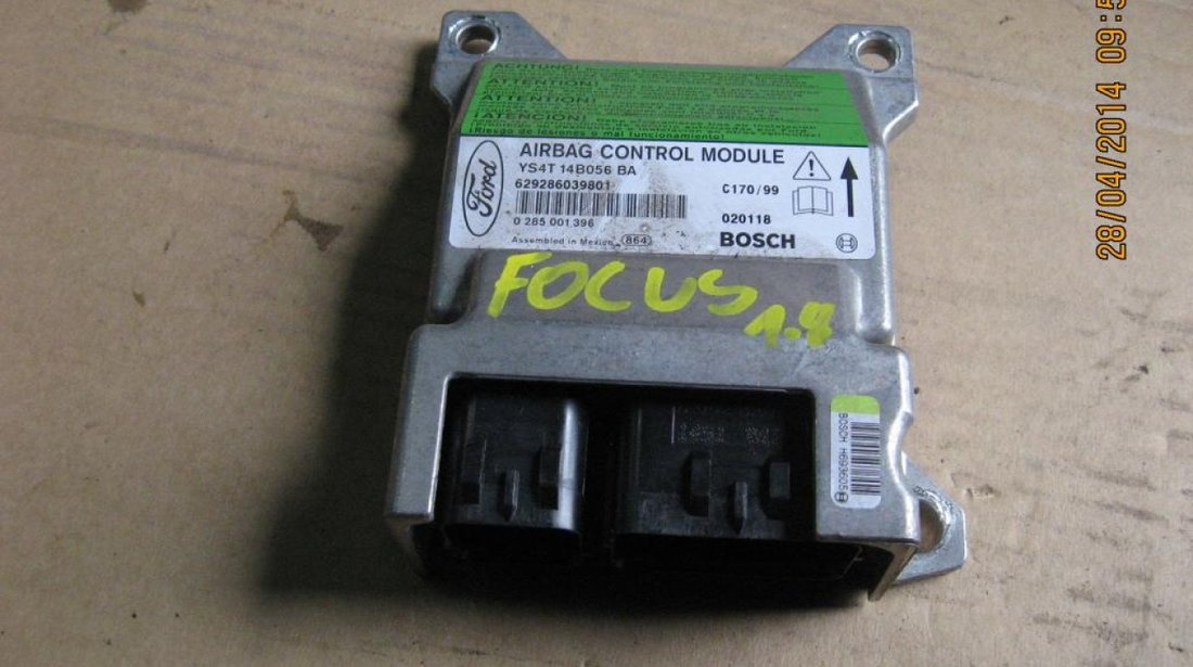 Calculator airbag Ford Focus 1,COD YS4T14B056BA