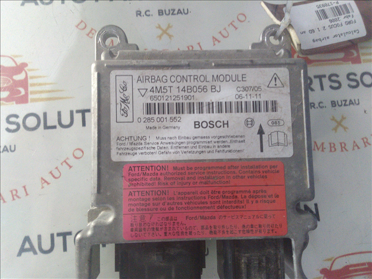 Calculator airbag FORD FOCUS 2 1.6 d an fabr.2006