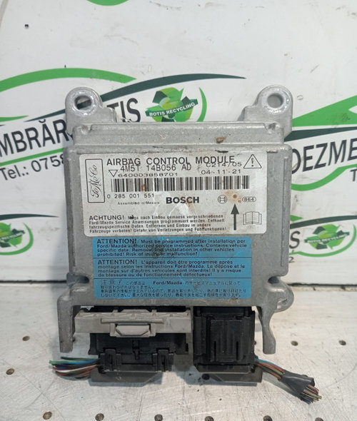 Calculator airbag Ford Focus 2 [2004 - 2008] wagon 5-usi 1.6 TDCi MT (109 hp)