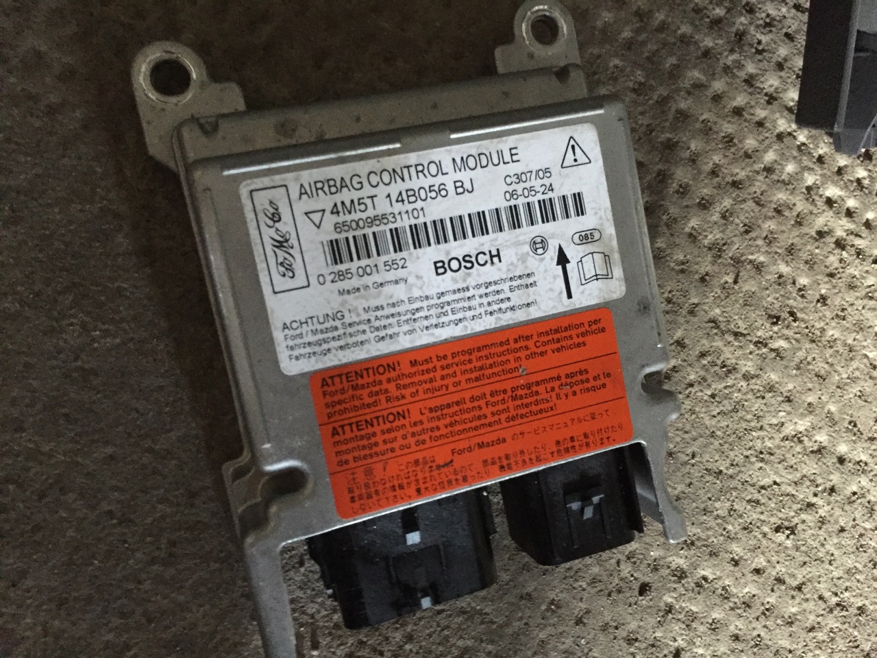 Calculator airbag Ford Focus 2  2005 2006 2007 2008