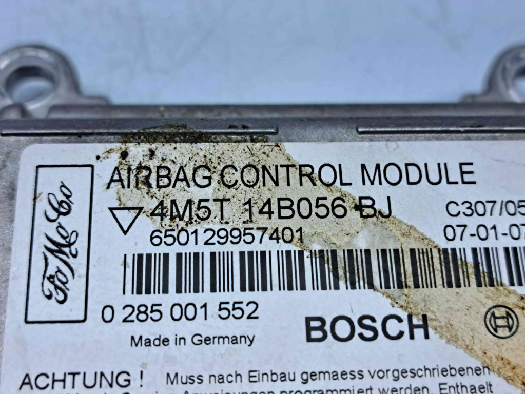 Calculator airbag Ford Focus 2 (DA) [Fabr 2004-2012] 4M5T-14B056-BJ 2.0 TDCI G6DB 100 KW / 136 CP