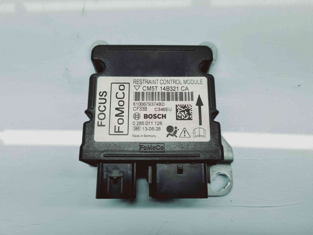 Calculator airbag Ford Focus 3 Hatchback [Fabr 2011-2015] CM5T-14B321-CA 1.7 TCI D4FD 85KW / 115CP 1.6 TDCI T1DA