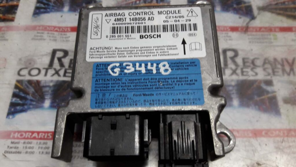 Calculator AIRBAG FORD FOCUS 4M5T-14B056-AD / 4M5T 14B056 AD / 4M5T14B056AD / 0 285 001 551 / 02850015514M5T-14B056-AD / 4M5T 14B056 AD / 4M5T14B056AD / 0 285 001 551 / 0285001551