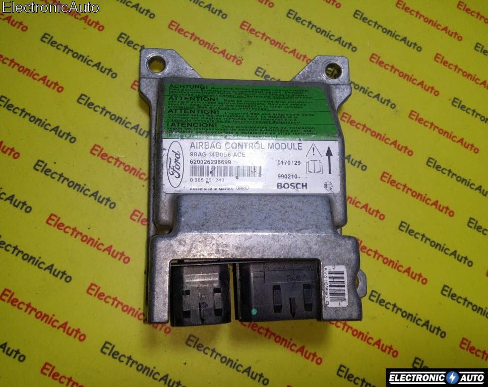 Calculator airbag Ford Focus 98AG14B056ACE, 0285001249,