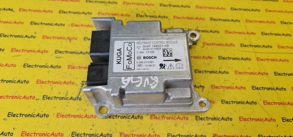 Calculator Airbag FORD KUGA, 9V4T14B321AB, 0285010891,
