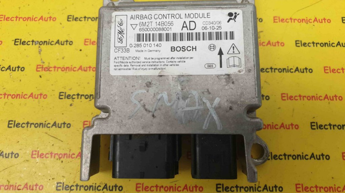 Calculator Airbag Ford S-MAX 2.0TDCi, 6M2T14B056, 02850101140