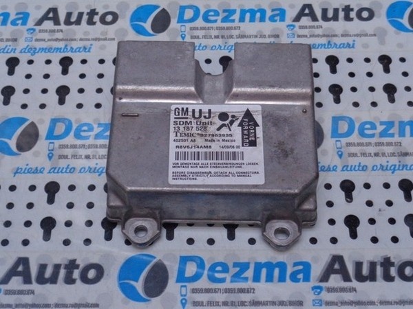 Calculator airbag, GM13187528, Opel Corsa D (id:206647)