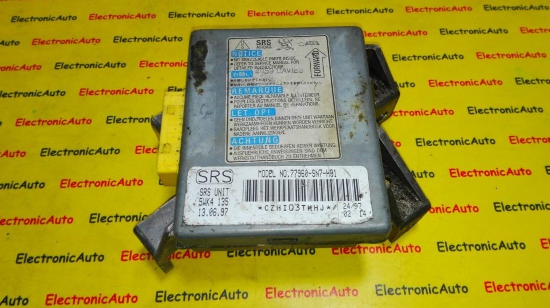 Calculator airbag Honda Accord 77960SN7H91