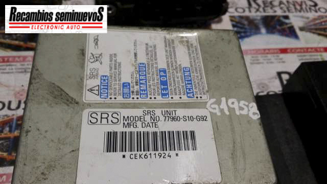 Calculator AIRBAG HONDA CR-V 77960-S10-G92 / 77960 S10 G92 / 77960S10G9277960-S10-G92 / 77960 S10 G92 / 77960S10G92