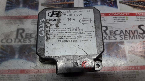 Calculator AIRBAG HYUNDAI COUPE 95910-27000 / 95910 27000 / 9591027000 / 72K0028668G95910-27000 / 95...