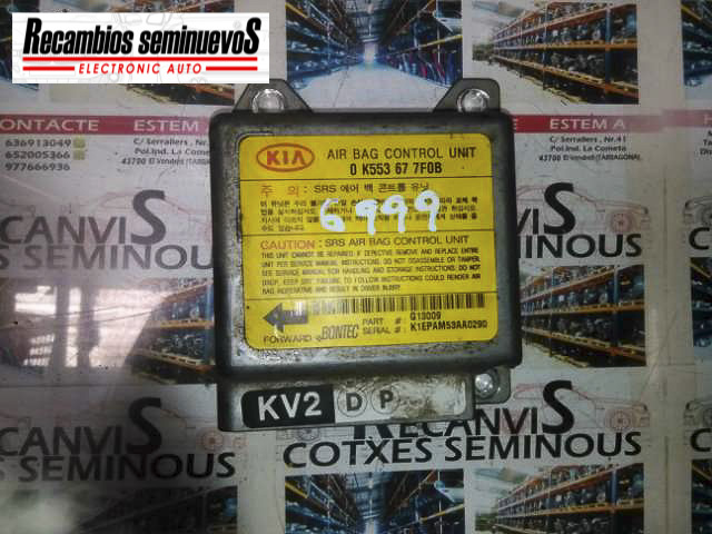 Calculator AIRBAG KES KIA CARNIVAL 0 K553 67 7F0B / 0K553677F0B / G130090 K553 67 7F0B / 0K553677F0B / G13009