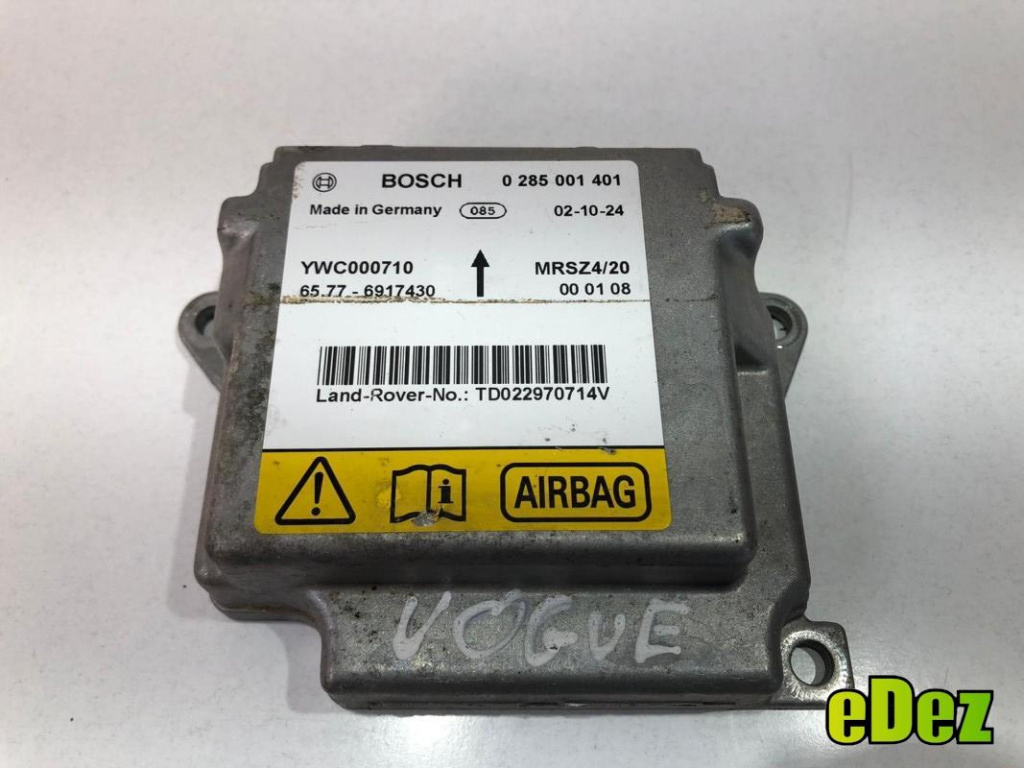 Calculator airbag Land Rover Range rover vogue L322 (2002-2009) 6917430