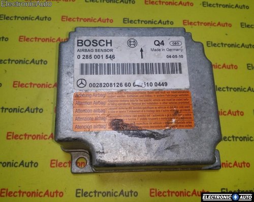 Calculator airbag Mercedes 0028208126 0285001546
