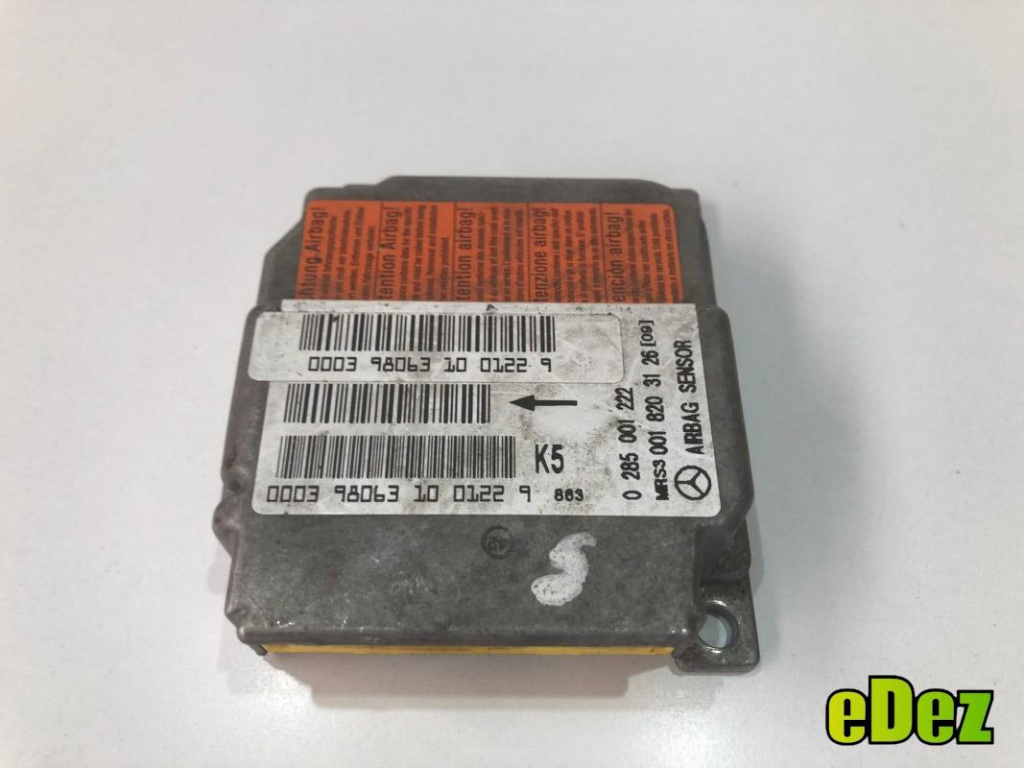 Calculator airbag Mercedes A-Class (1997-2004) [W168] a0018203126