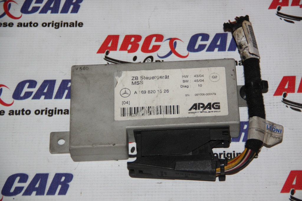 Calculator airbag Mercedes A-Class W169 2004-2011 A1698201326