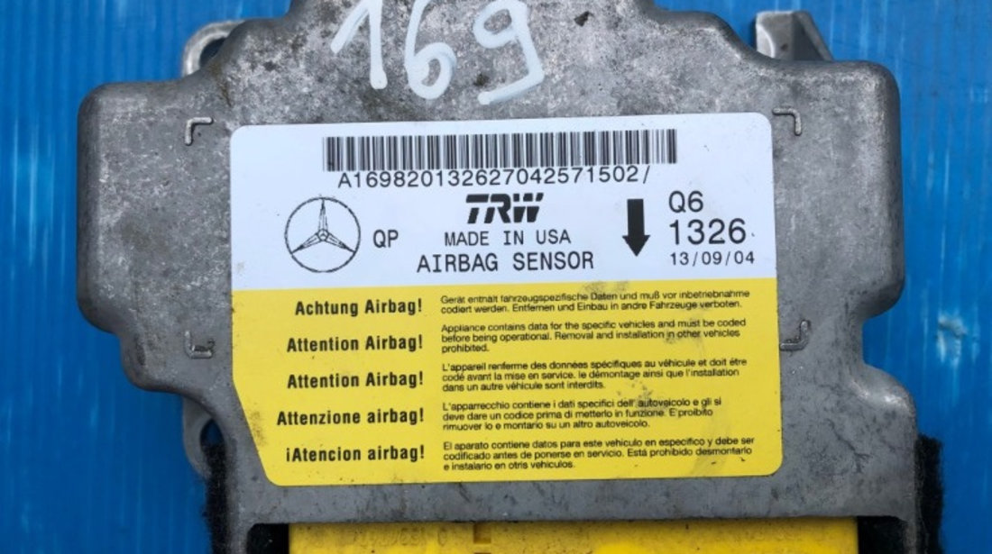 Calculator airbag Mercedes A Class w169 2004