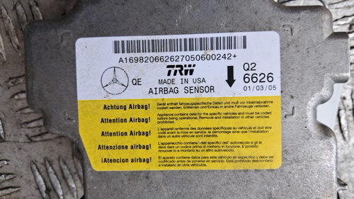 Calculator airbag Mercedes A150 w169 benzina, cod motor 266.920 , transmisie manuala , an 2005 cod A...