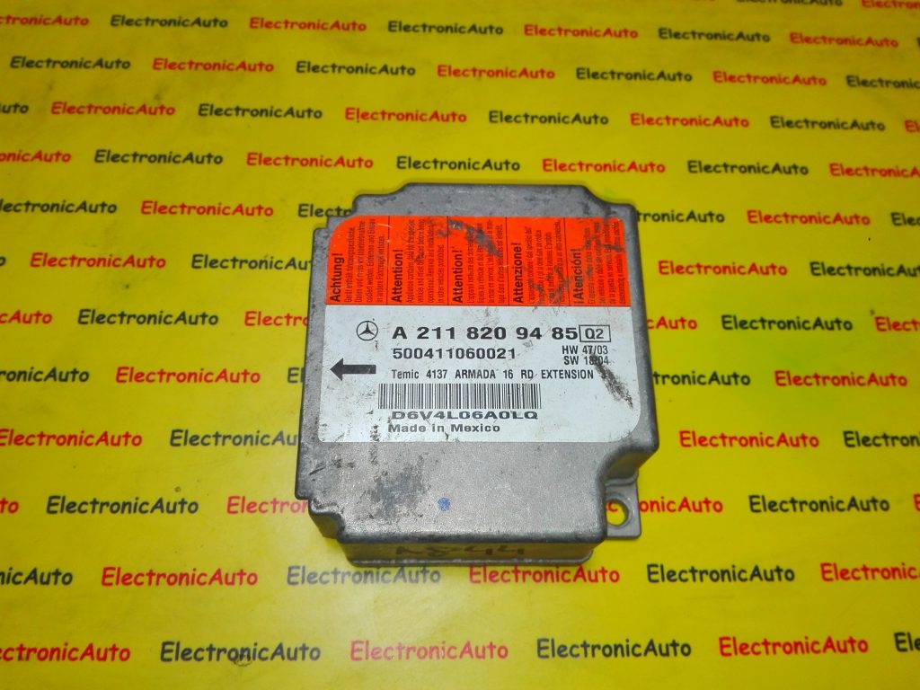 Calculator airbag Mercedes A2118209485, 500411060021