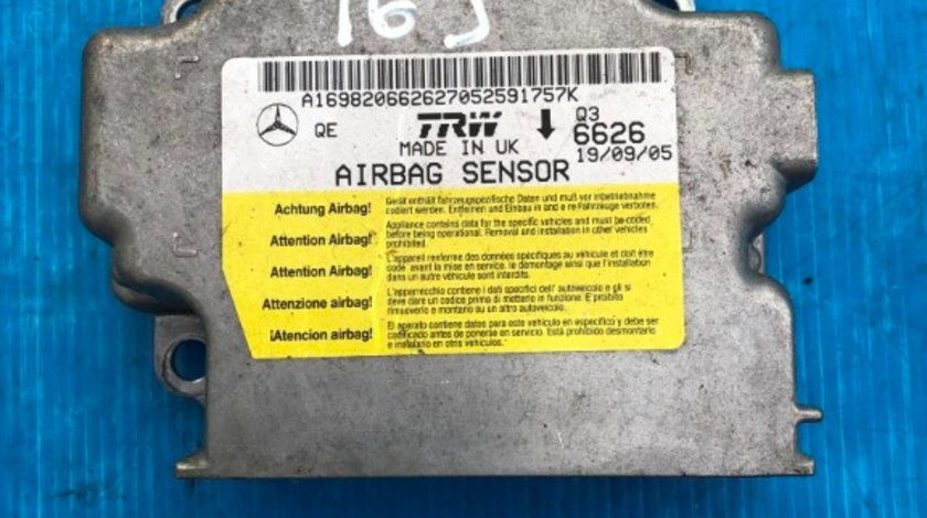 Calculator airbag Mercedes B Class w245 2005-2008 cod A1698206626