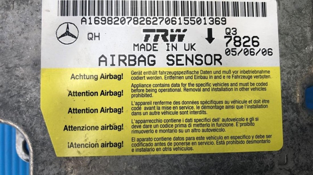 Calculator airbag Mercedes B Class w245 2005