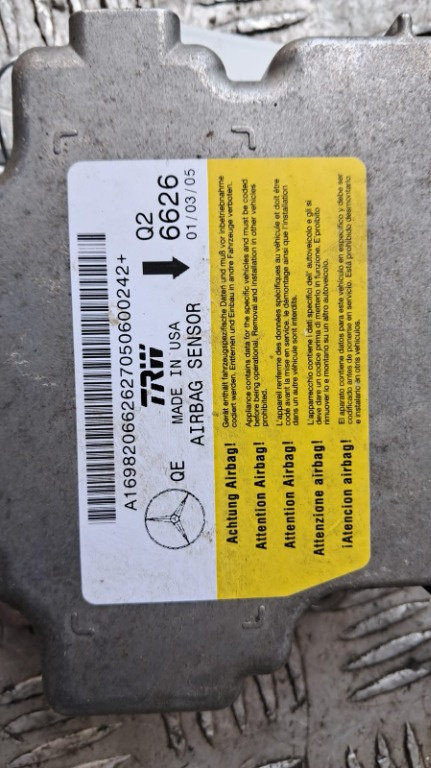 Calculator airbag Mercedes B-class w245 , cod A1698206626