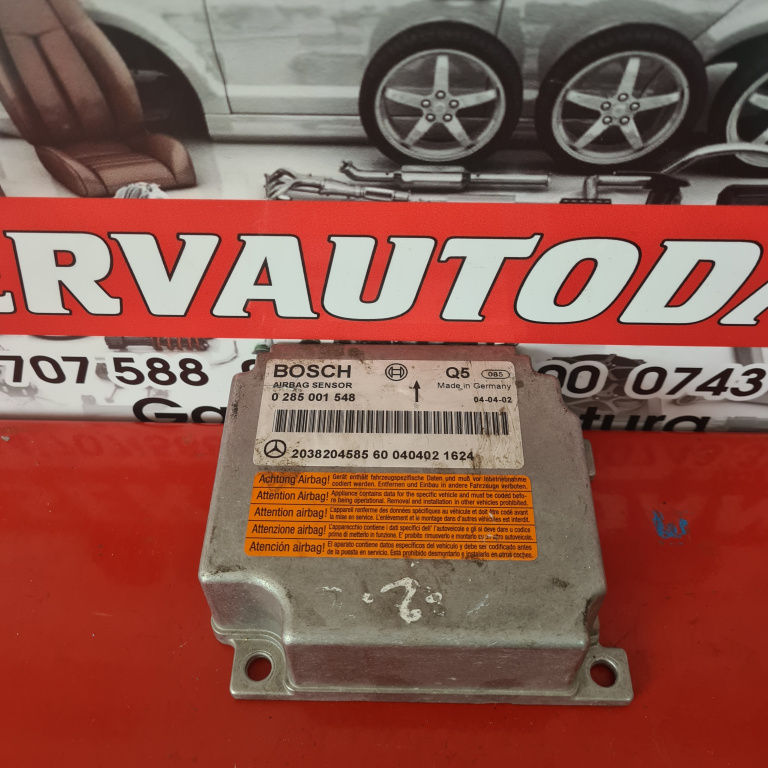 Calculator Airbag Mercedes-Benz C-Class (2001-2007) [W203] 2.2 Motorina 2002, 0285001548