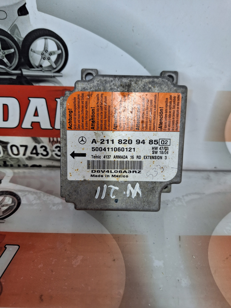 Calculator Airbag Mercedes-Benz E-Class (2002-2008) [W211] 2.2 Motorina 2008, A2118209485