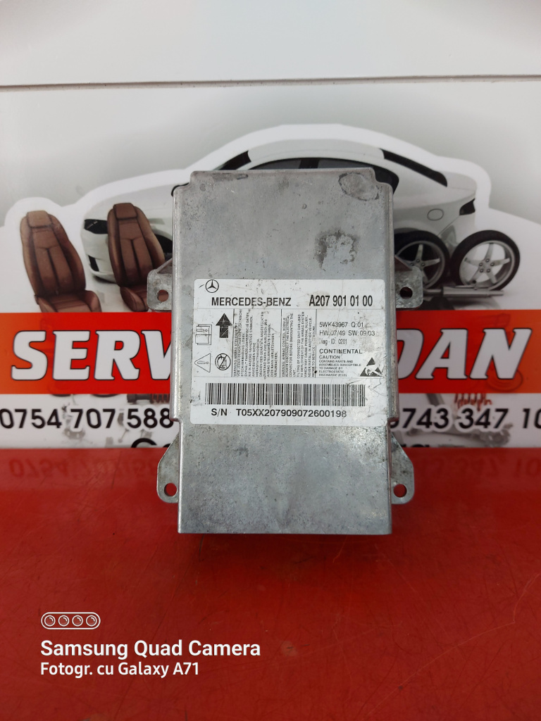 Calculator Airbag Mercedes-Benz E-Class (2010->) [A207] 2.2 Motorina 2012, A2079010100