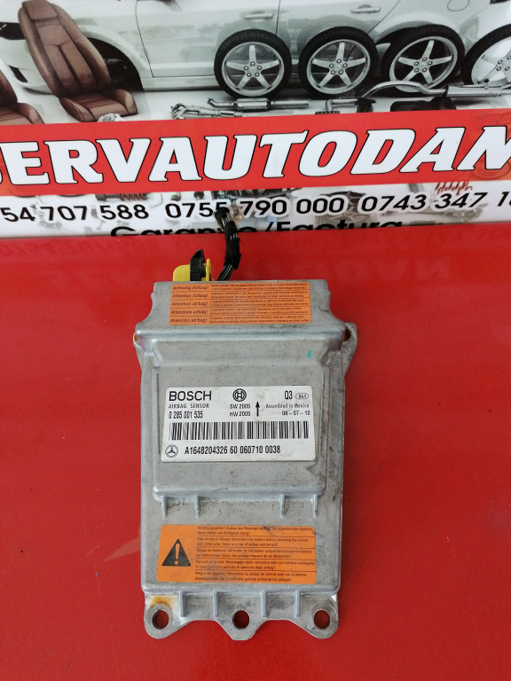 Calculator Airbag Mercedes-Benz M-Class (1998-2005) [W163] 3.0 Motorina 2008, A1648204326