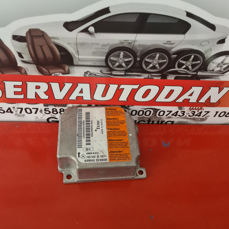 Calculator Airbag Mercedes-Benz ML (1998-2005) [W163] 2.7 Motorina 2004, 1635421318 / 0025428118