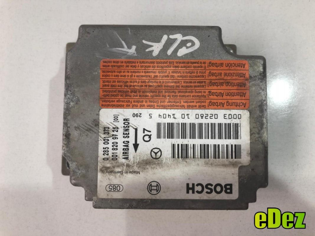 Calculator airbag Mercedes C-Class (2001-2007) [W203] 0285001373