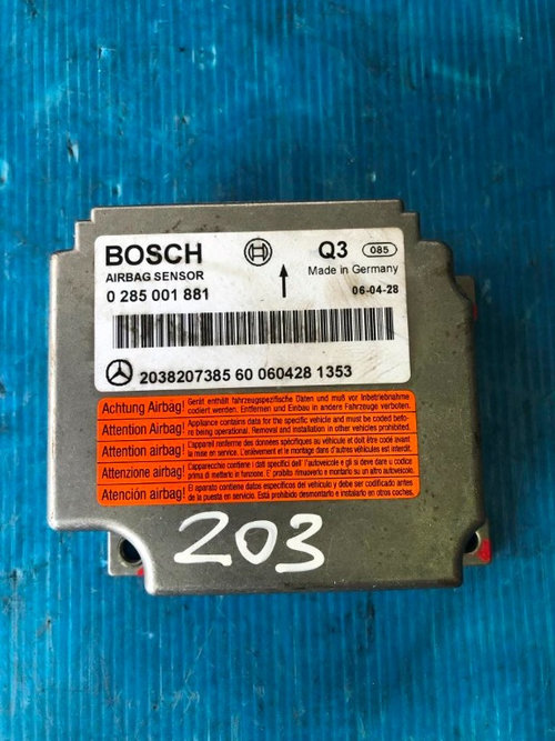 Calculator airbag Mercedes C Class W203 cod 2038207385