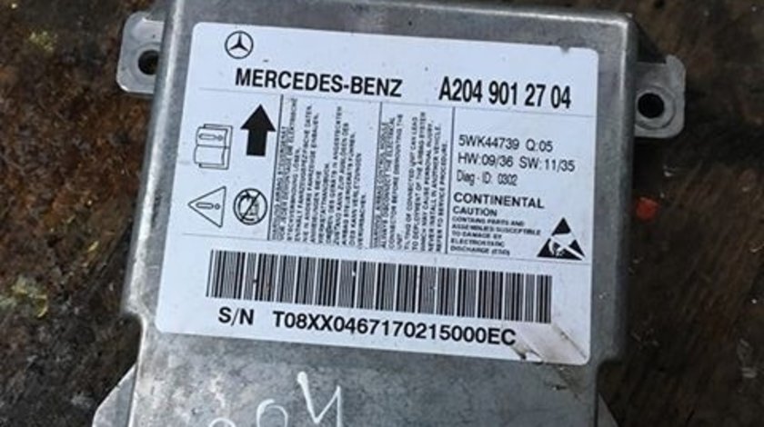 Calculator Airbag Mercedes C Class w204 2007-2010 cod A2049012704