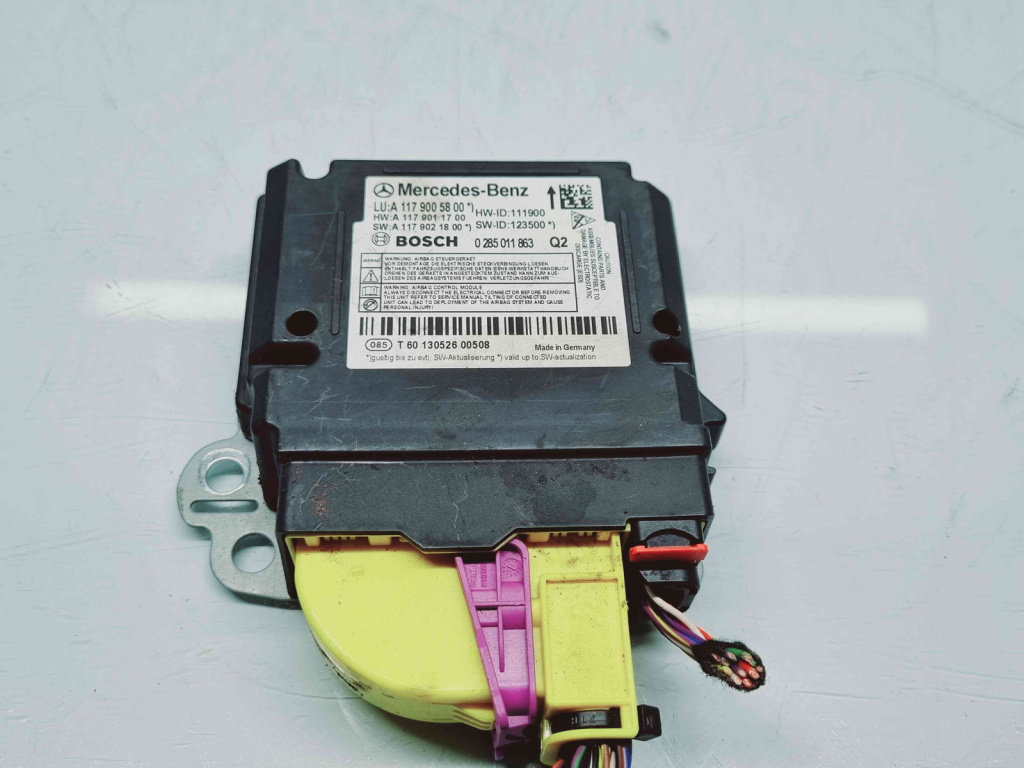 Calculator airbag Mercedes Clasa A (W176) [Fabr 2012-2018] A1179005800 1.8 CDI 651901 80KW / 109CP