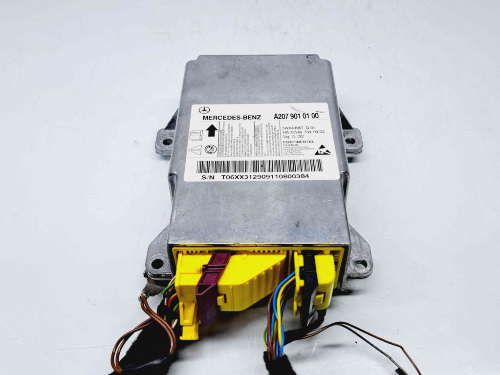 Calculator airbag Mercedes Clasa E (W207) Coupe [Fabr 2009-2012] A2079010100 2.2 CDI 651911 143KW / 194CP